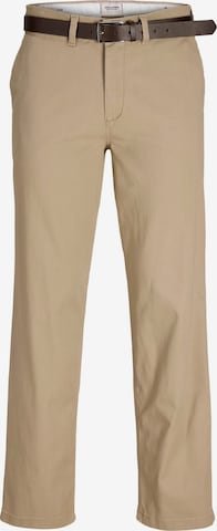 JACK & JONES Regular Chino trousers in Beige: front