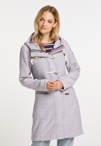 Schmuddelwedda Fleece jas in Lila: voorkant