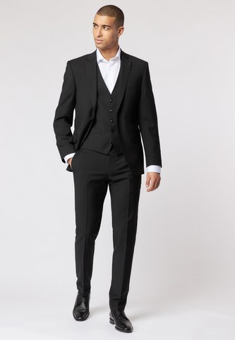 Regular Pantalon à plis ROY ROBSON en noir