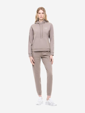EA7 Emporio Armani - regular Pantalón deportivo en gris: frente