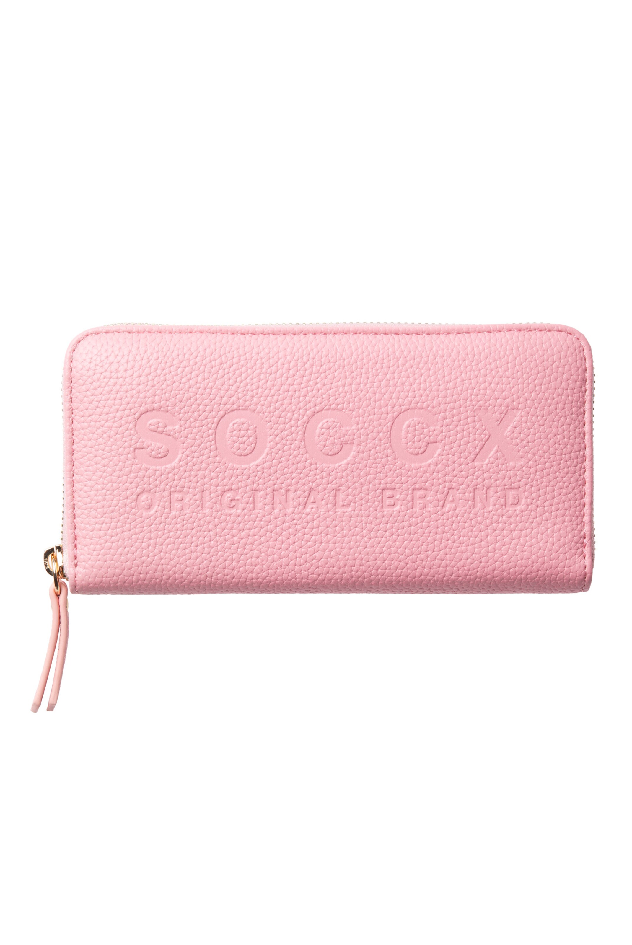 Soccx Wallet in Red: front
