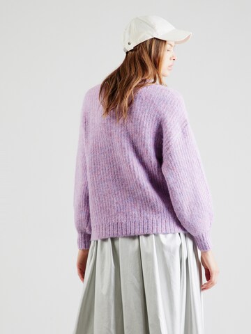 ONLY Gebreid vest 'ONLMAGGIE' in Lila