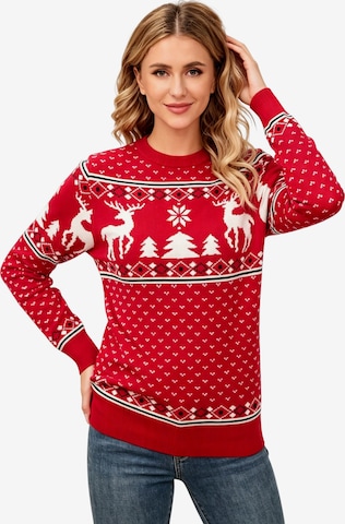 KoJooin Sweater in Red: front
