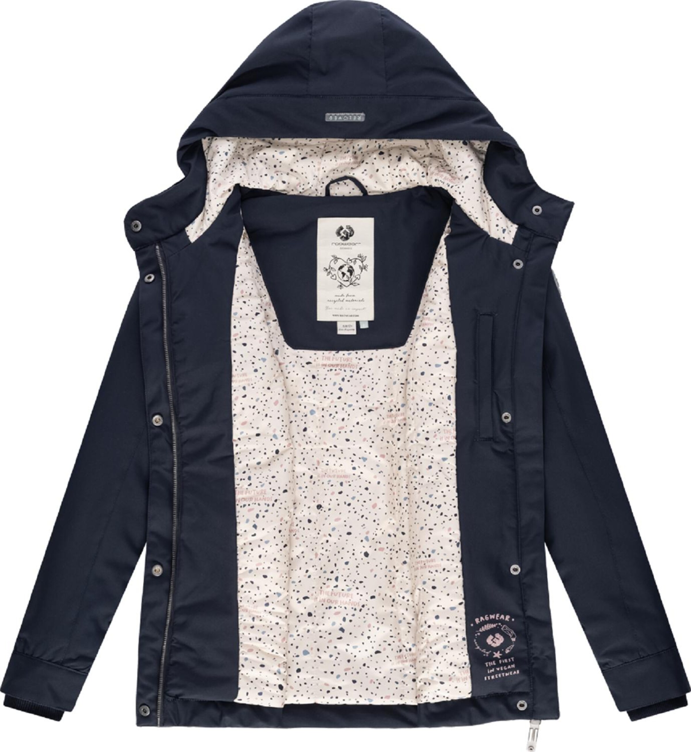 Ragwear Winter jacket 'Jazmin' in Blue