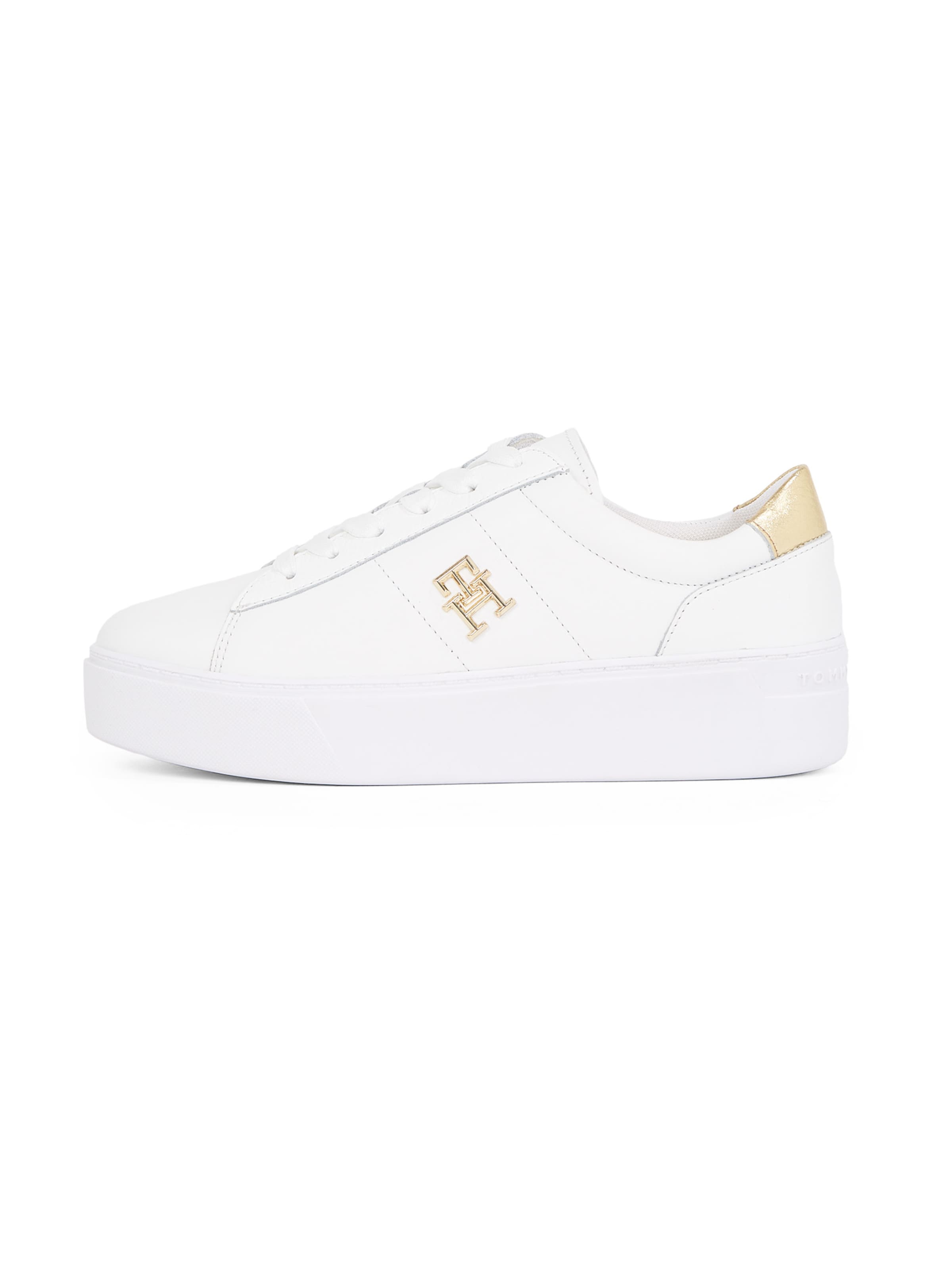 Sneaker bassa di TOMMY HILFIGER in bianco: frontale