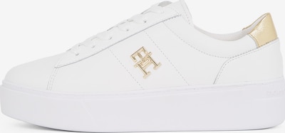 TOMMY HILFIGER Nízke tenisky, veľkosť 36 - zlatá / biela, Produkt