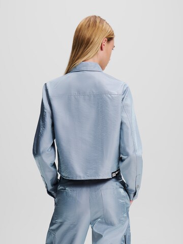 KARL LAGERFELD JEANS Μπλούζα 'Iridescent' σε μπλε