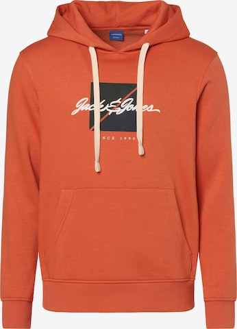 JACK & JONES Sweatshirt ' Wayne ' in Orange: front