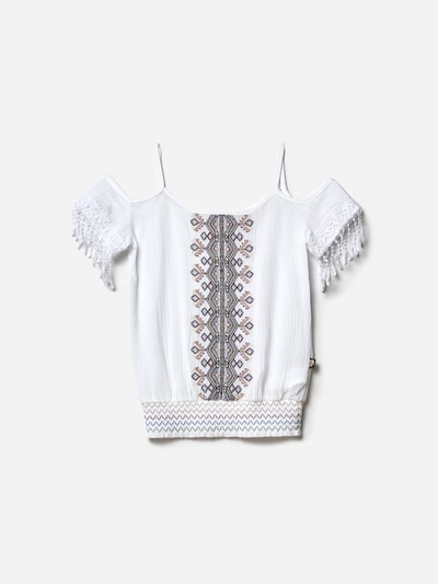 KOROSHI Блузка в Бежевый / Синий / Черный / Белый, Обзор товара