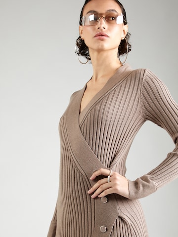 GUESS Knitted dress 'CECILE' in Brown