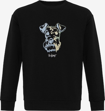 Sweat-shirt Williot en noir : devant