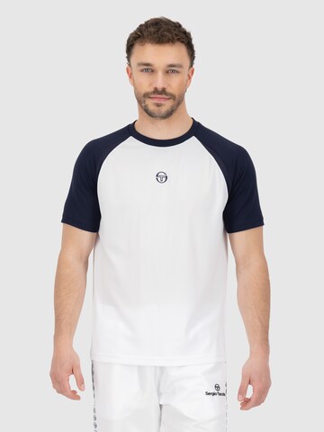 Sergio Tacchini T-Shirt 'Rispecchio' in Weiß: Vorderseite