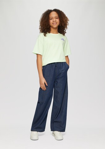 s.Oliver Junior Shirt in Groen: voorkant