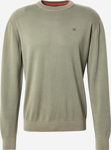NAPAPIJRI Sweater 'D-AREN' in Green: front