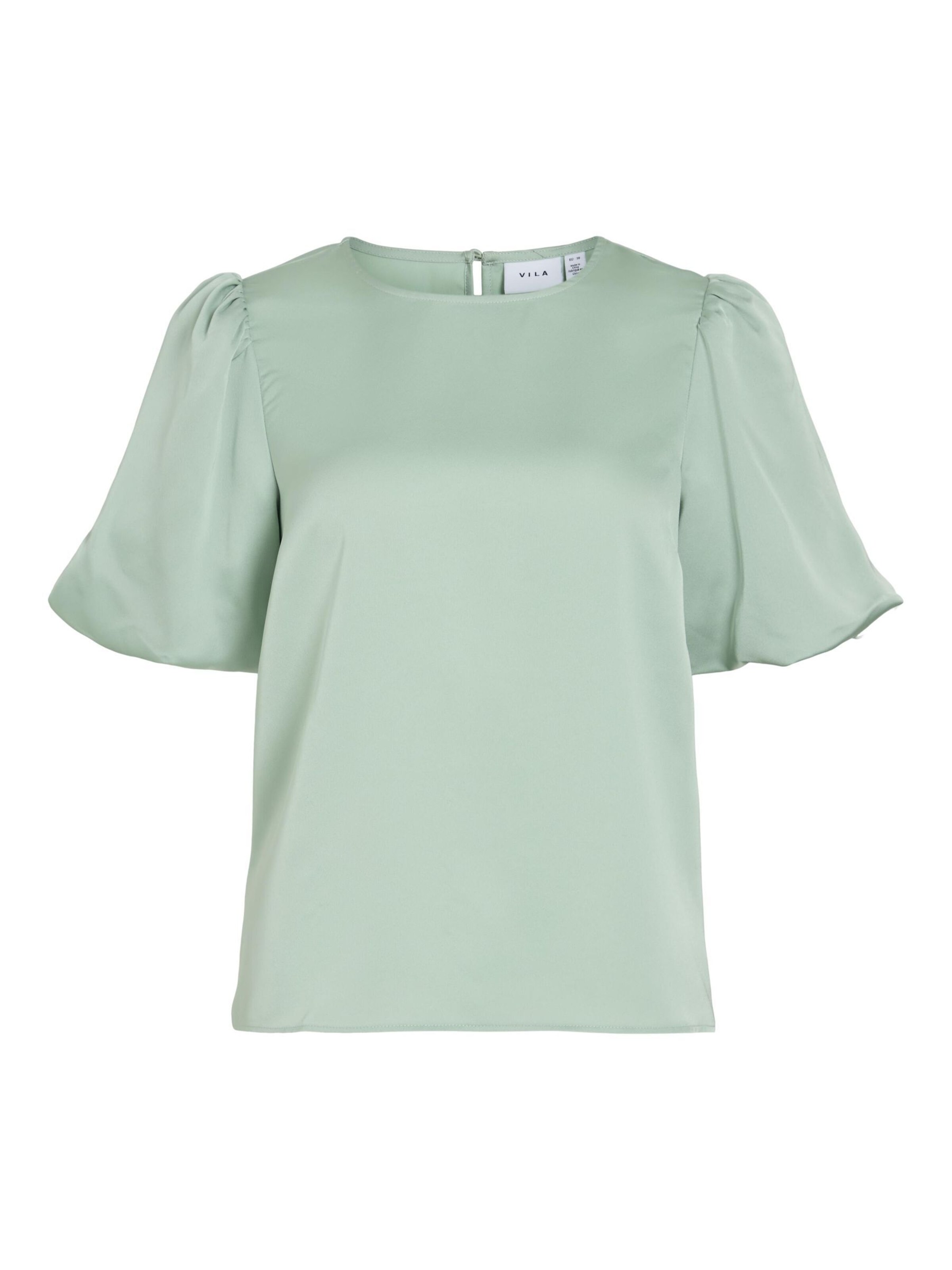 VILA - Blusa 'VIELLETTE' en verde: frente