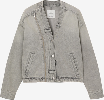 Veste mi-saison Pull&Bear en gris : devant