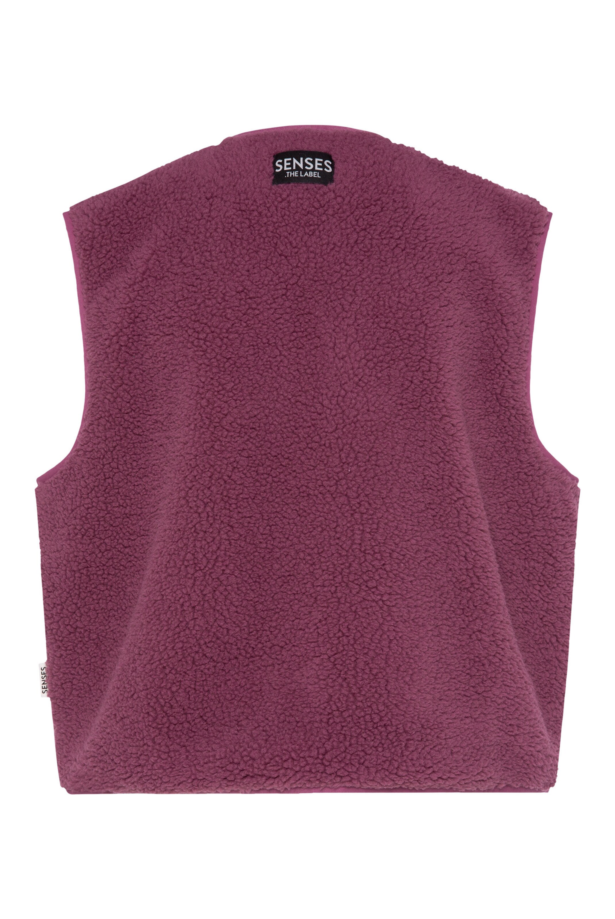 SENSES.THE LABEL Knitted Vest in Red