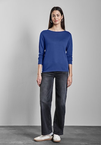 STREET ONE Strickpullover in Blau