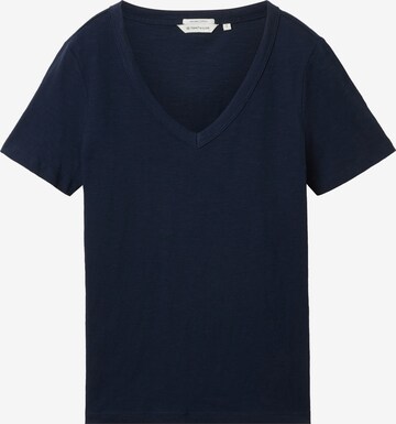 T-shirt TOM TAILOR en bleu : devant