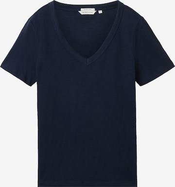 TOM TAILOR Shirt in Blue: front