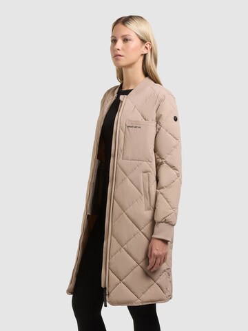 Manteau mi-saison 'YMAL2' khujo en beige