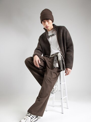 WEEKDAY Kardigán 'Dennis' - Hnedá