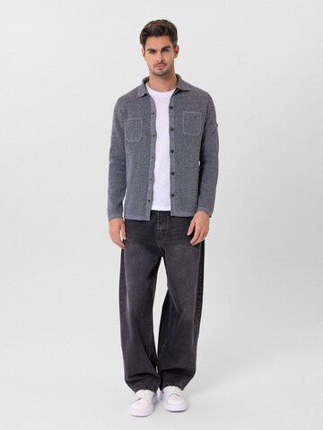 Jacey Quinn Knit cardigan 'Erick' in Grey