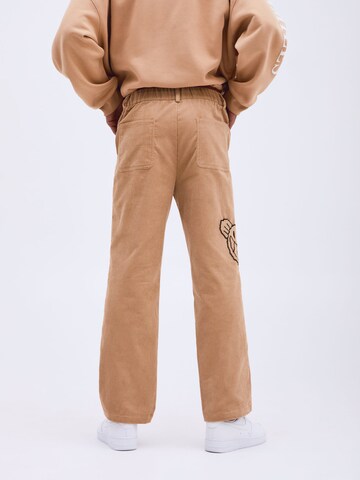 Smiles Bootcut Broek 'Lias' in Beige