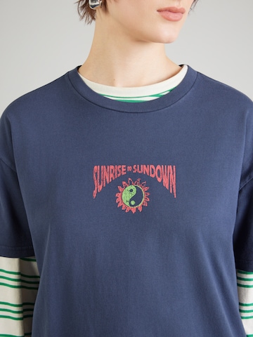 VANS Shirt 'SUNRISE TO SUNDOWN' in Blue