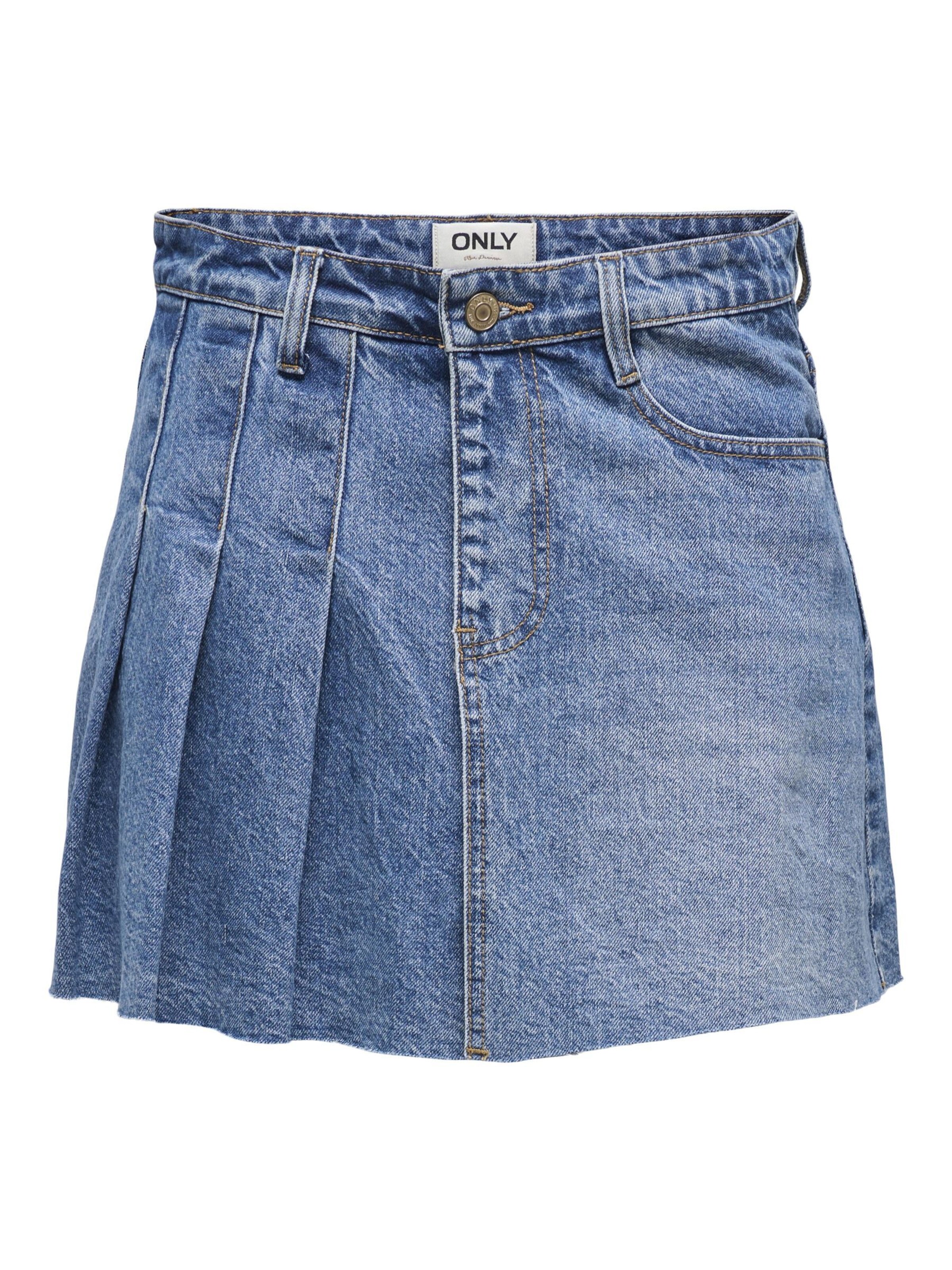 ONLY Falda 'ONLKadie' en azul moteado, Vista del producto