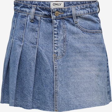 Jupe 'ONLKadie' ONLY en bleu : devant