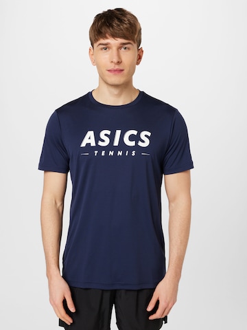 ASICS Funkcionalna majica | modra barva: sprednja stran