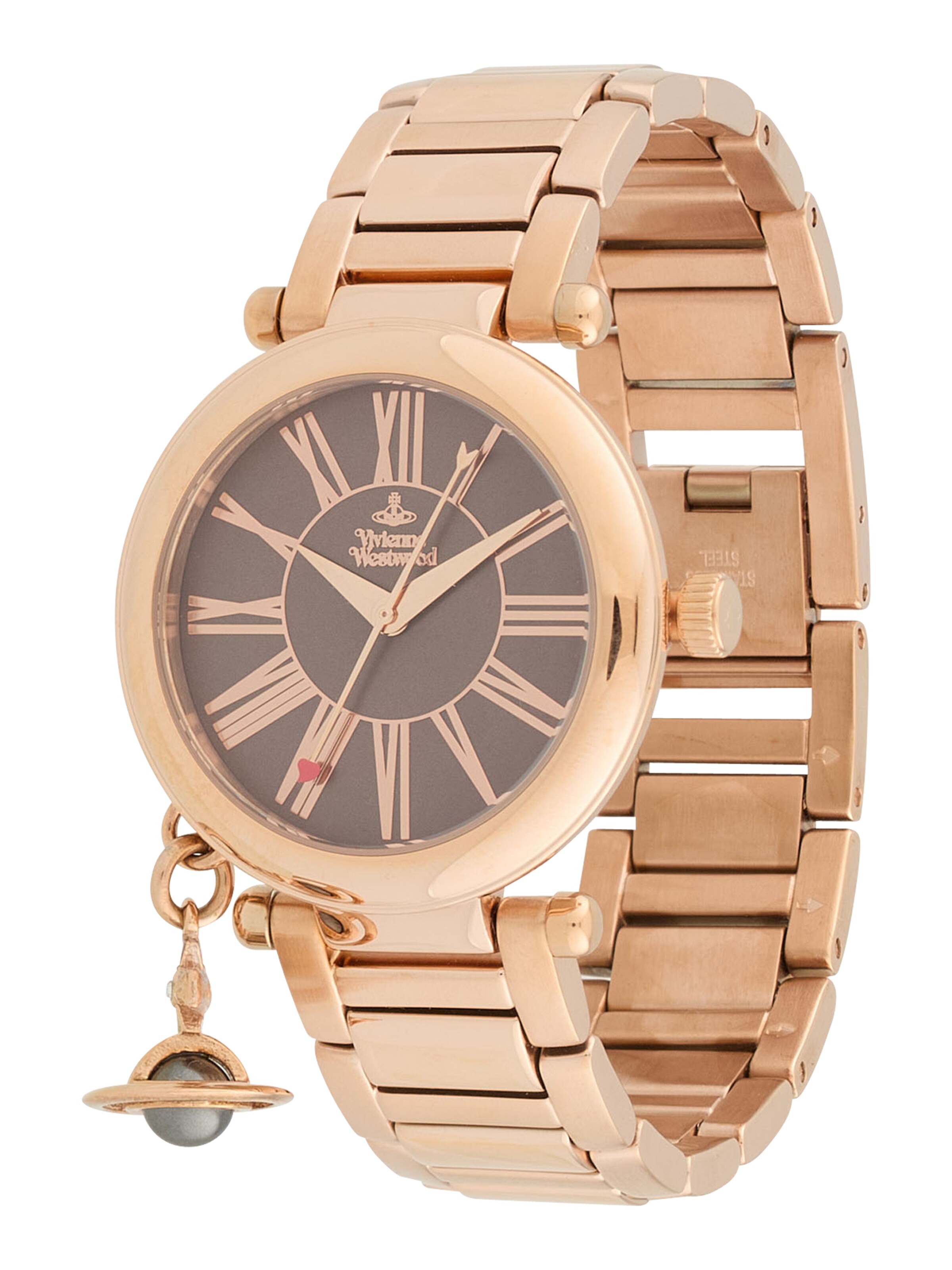 Vivienne Westwood Analogové hodinky – zlatá: přední strana