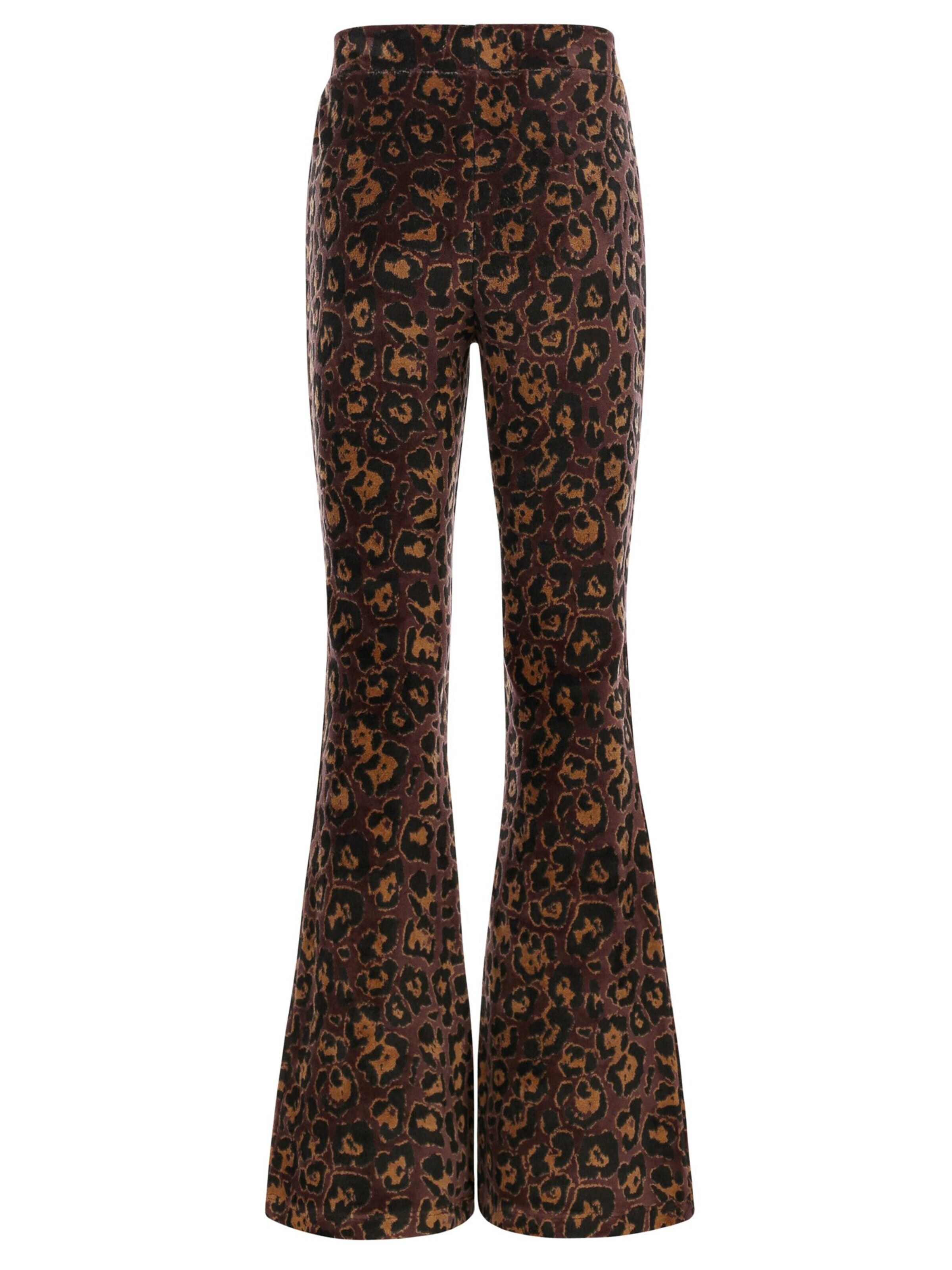 Looxs Revolution Flared Trousers in Brown