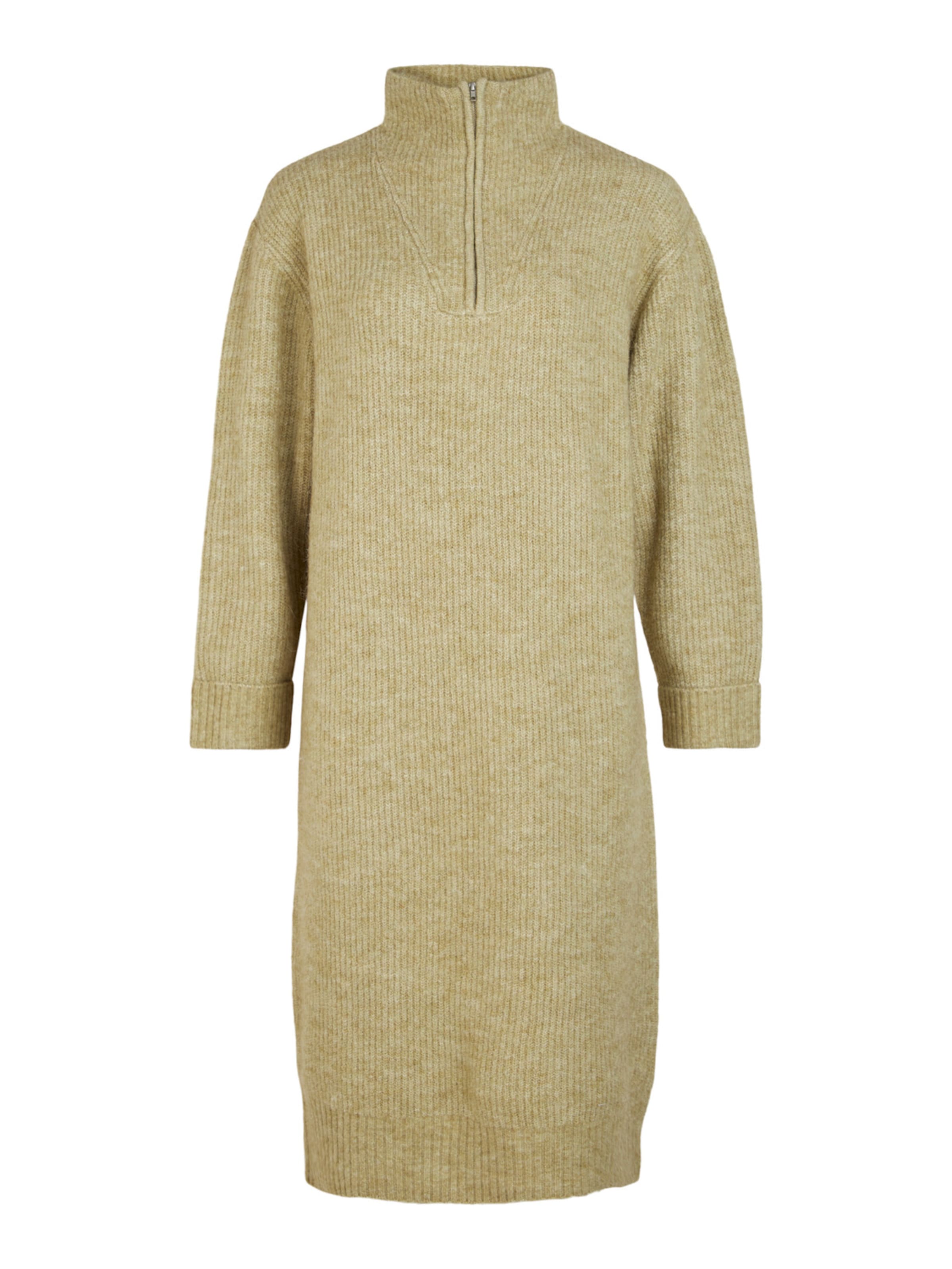 OBJECT Strickkleid 'MINNA' in Beige: Vorderseite