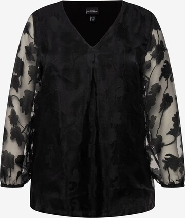 Ulla Popken Blouse in Black: front