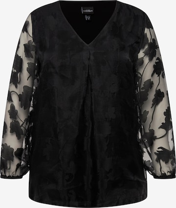 Ulla Popken Blouse in Black: front