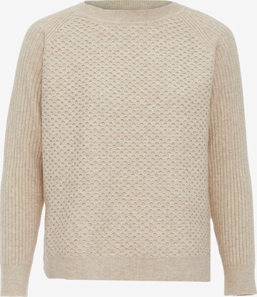 Pull-over carato en beige : devant