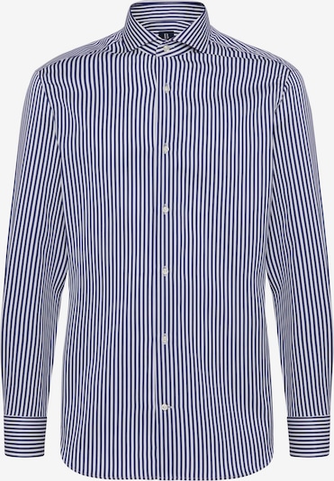 Marškiniai iš Boggi Milano, spalva – tamsiai mėlyna / balta, Prekių apžvalga