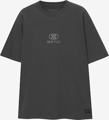 Pull&Bear T-Shirt in Grau: predná strana