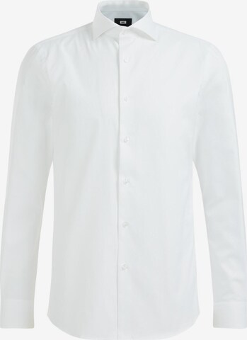 Slim fit Camicia di WE Fashion in bianco: frontale