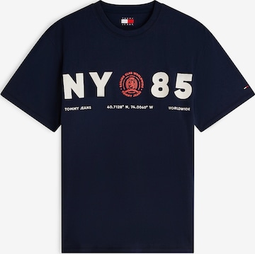 T-Shirt Tommy Jeans en bleu : devant