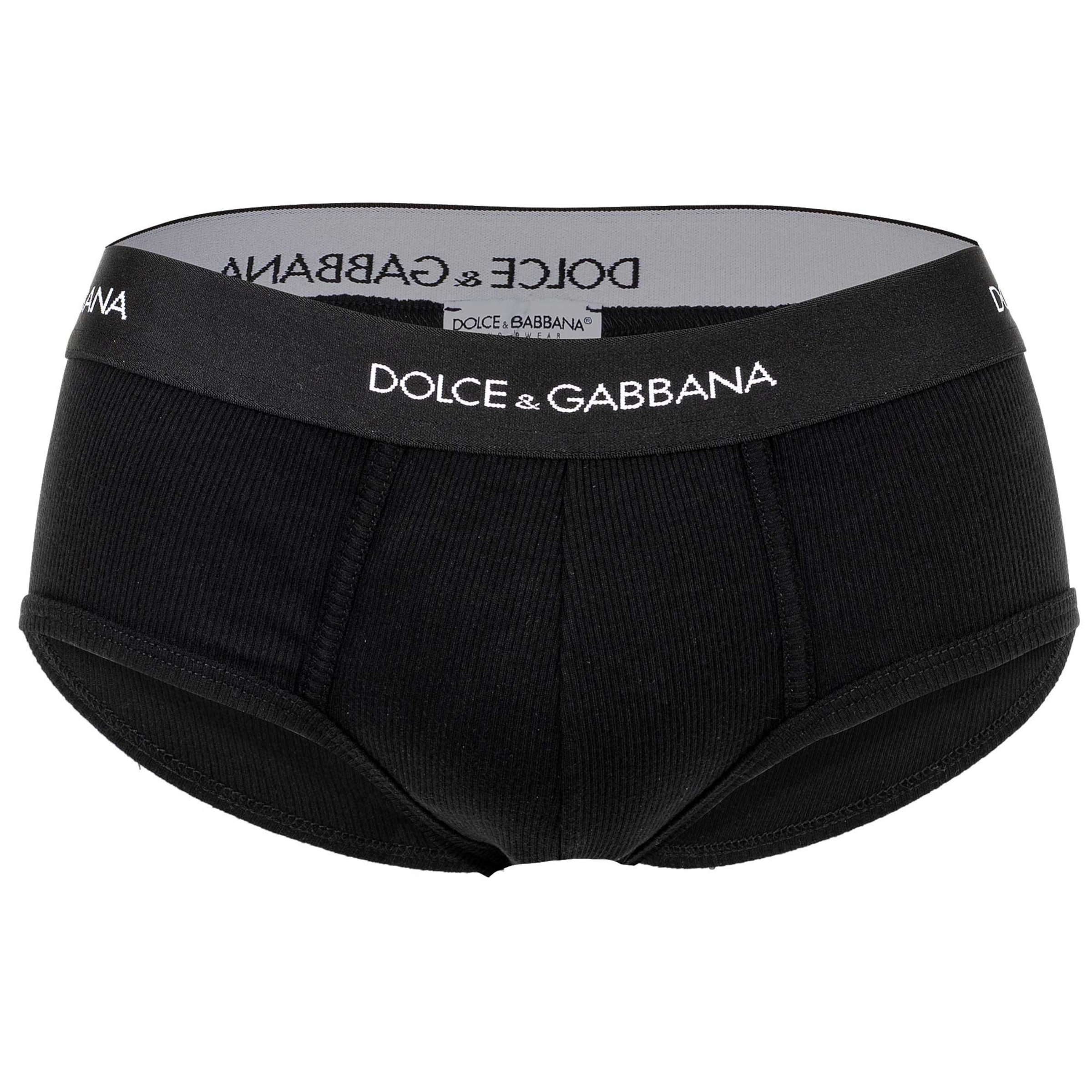 DOLCE & GABBANA Slip in Schwarz: Vorderseite