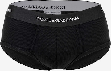 DOLCE & GABBANA Slip in Schwarz: Vorderseite