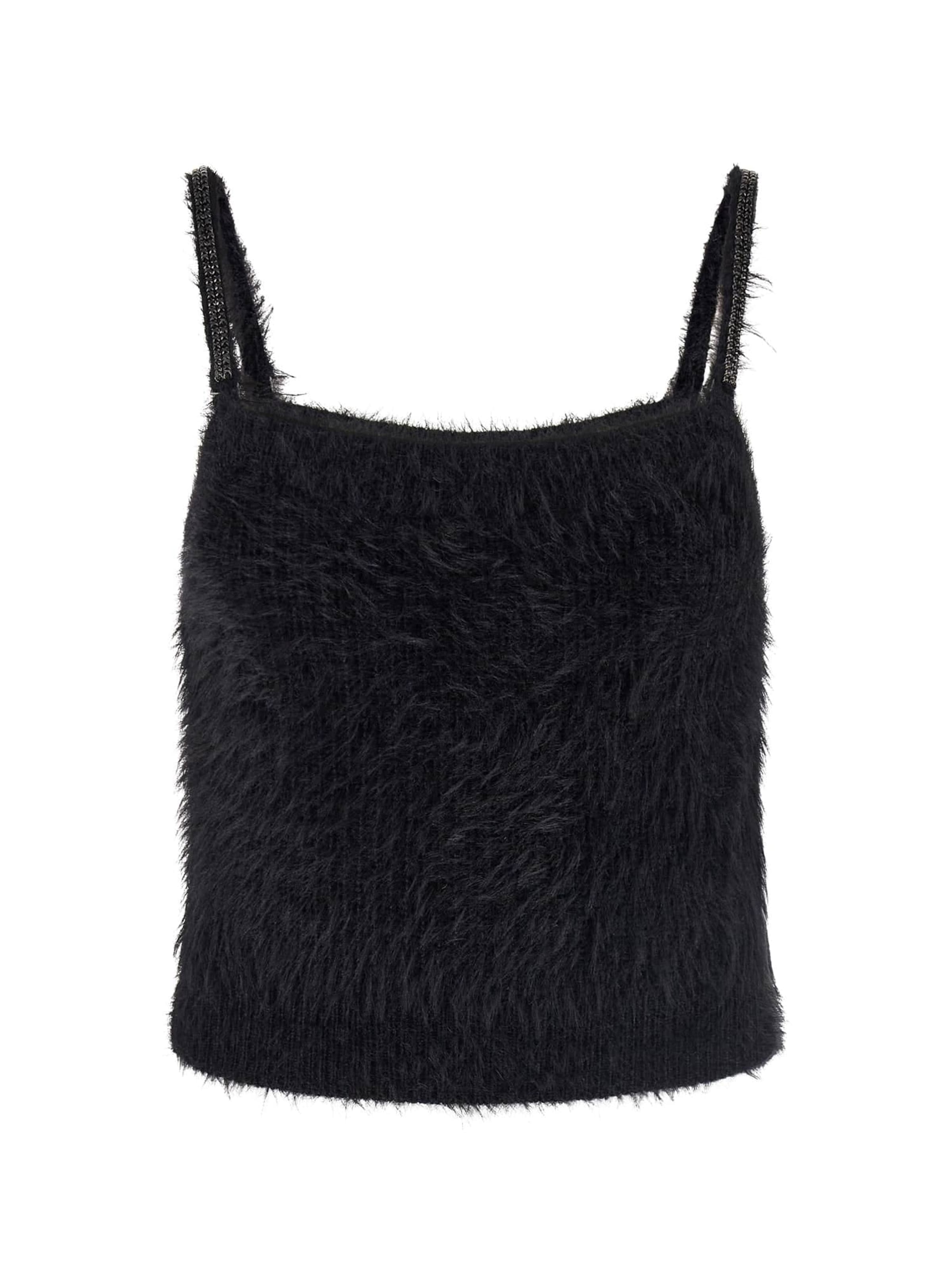 GUESS Top in Black: front