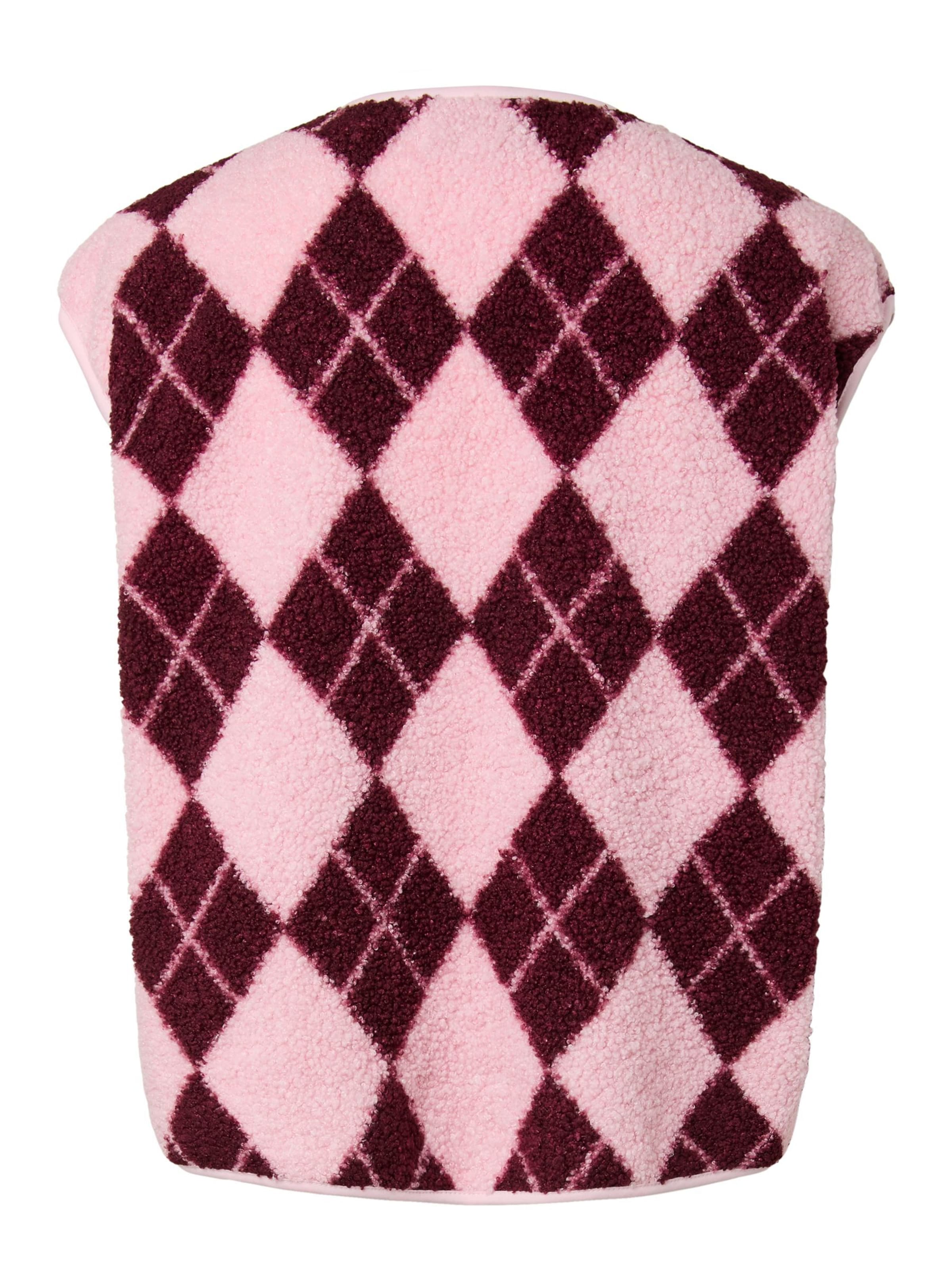 PIECES Vest 'PCKatty' in Pink