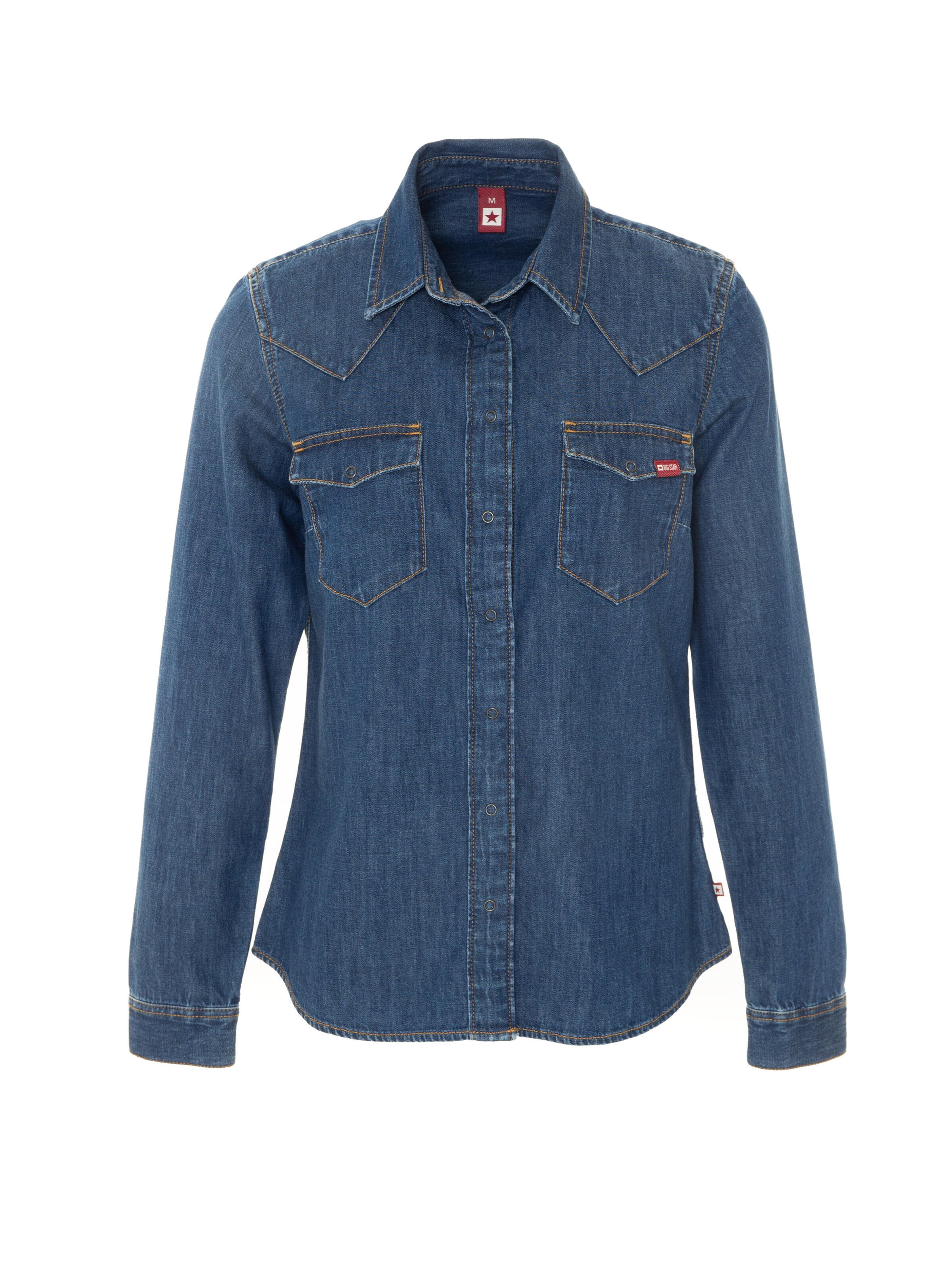 Camicia da donna 'NORRA' di BIG STAR in blu: frontale