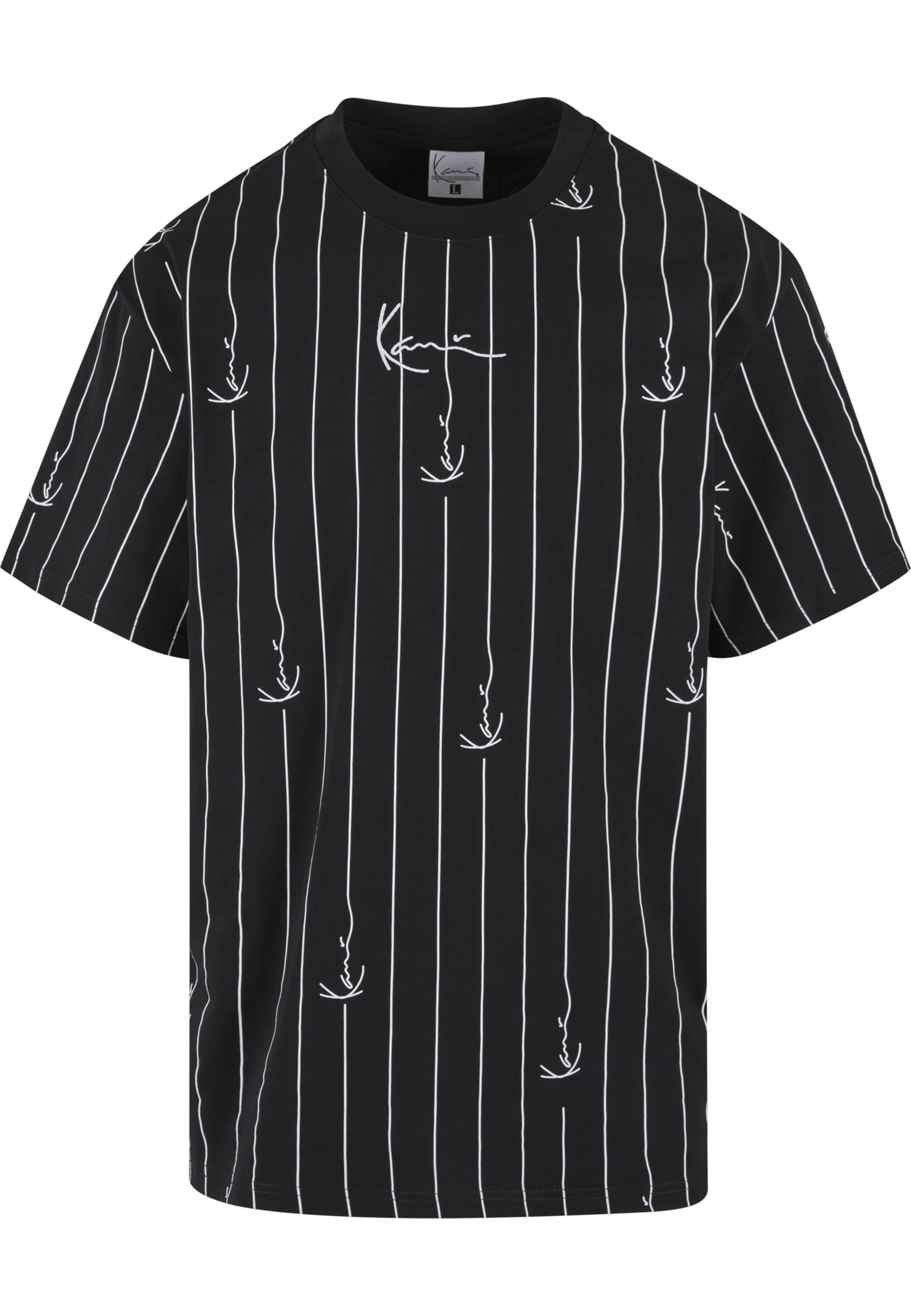 Karl Kani T-shirt i svart: framsida