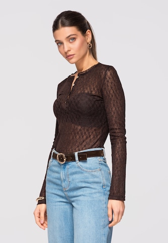 Chemisier 'OW-TS-E0013' Ombre en marron