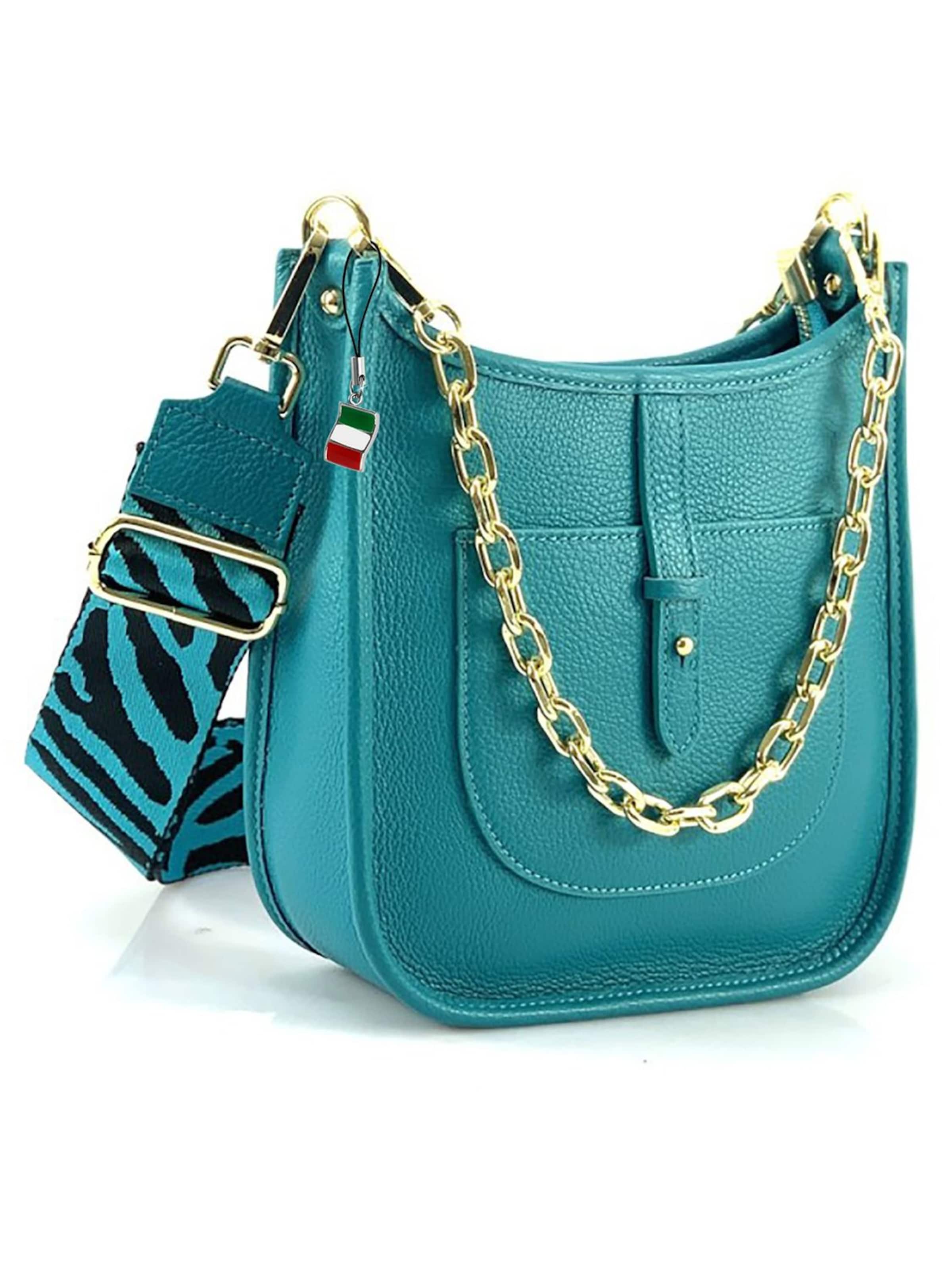 Sac bandoulière Florence en bleu : devant